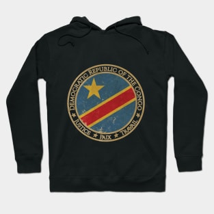 Vintage Democratic Republic of the Congo Africa African Flag Hoodie